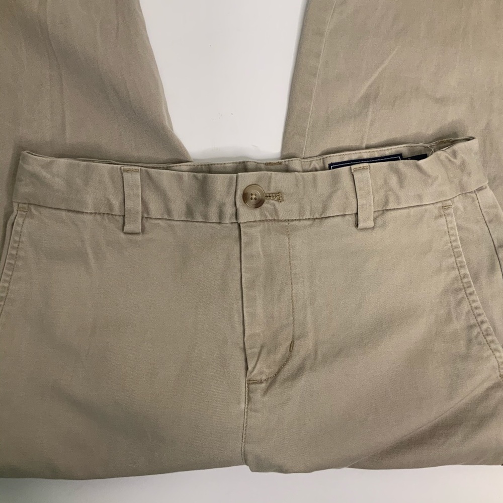 Vineyard Vines Tan Chino Pants Sz 16 adjus…